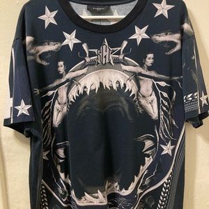Givenchy Shark Mermaid T-shirt Tisci